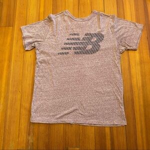 red/pink New Balance cotton t-shirt